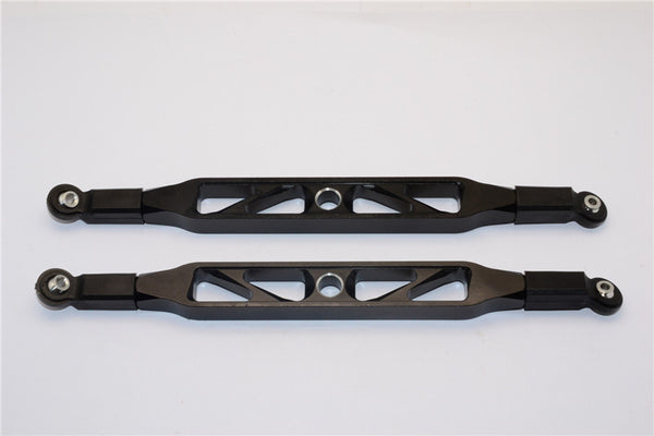 Axial Yeti XL Monster Buggy Aluminum Rear Upper Chassis Link Parts With Plastic Ends - 1Pr Black