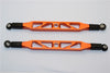 Axial Yeti XL Monster Buggy Aluminum Rear Upper Chassis Link Parts With Plastic Ends - 1Pr Orange