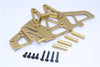 Axial Yeti XL Monster Buggy Aluminum Front Clip & Skid Plate - 1 Set Titanium