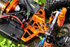 Axial Yeti XL Monster Buggy Aluminum Front Clip & Skid Plate - 1 Set Green
