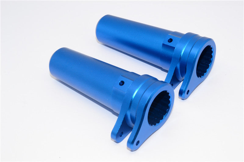 Axial Yeti XL Monster Buggy Aluminum Straight Axle Adapter - 1Pr Blue