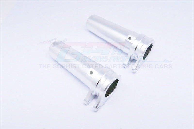 Axial Yeti XL Monster Buggy Aluminum Straight Axle Adapter - 1Pr Silver