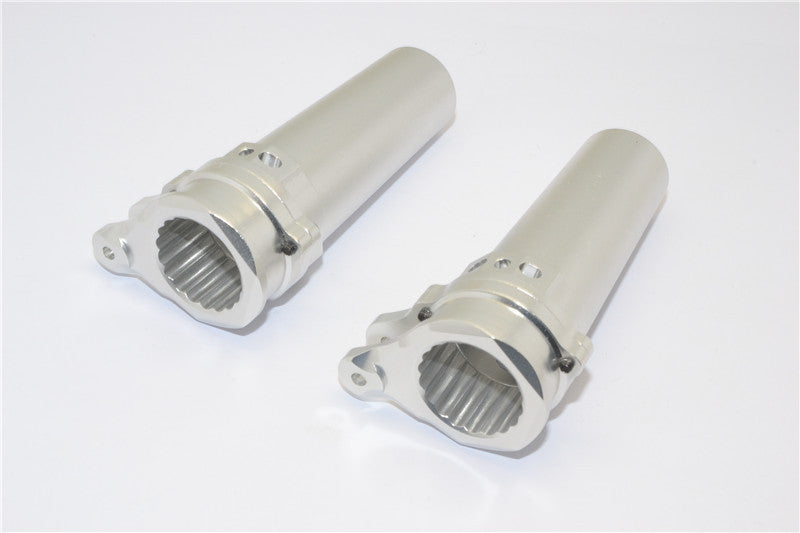 Axial Yeti XL Monster Buggy Aluminum Straight Axle Adapter - 1Pr Silver