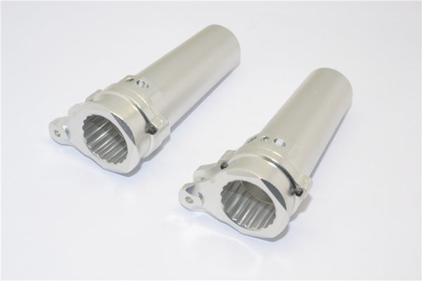 Axial Yeti XL Monster Buggy Aluminum Straight Axle Adapter - 1Pr Silver