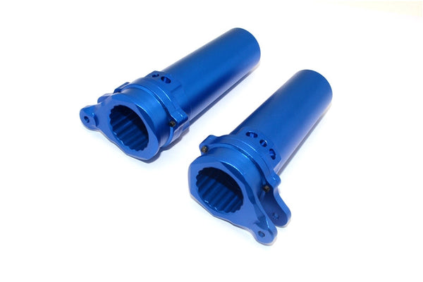 Axial Yeti XL Monster Buggy Aluminum Straight Axle Adapter - 1Pr Blue