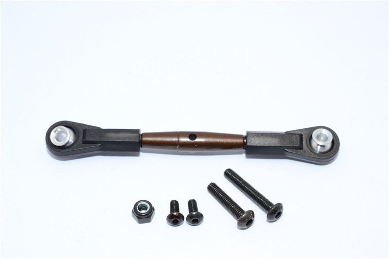 Axial Yeti XL Monster Buggy Spring Steel Adjustable Servo Tie Rod With Black Plastic Ends - 1Pc