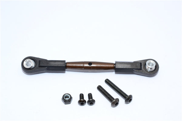 Axial Yeti XL Monster Buggy Spring Steel Adjustable Servo Tie Rod With Black Plastic Ends - 1Pc