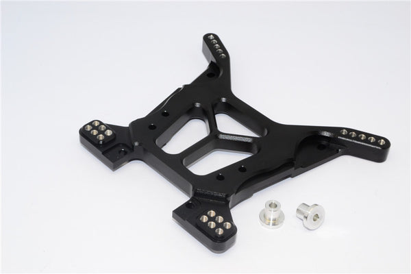 Axial Yeti XL Monster Buggy Aluminum Front Damper Plate - 1Pc Set Black