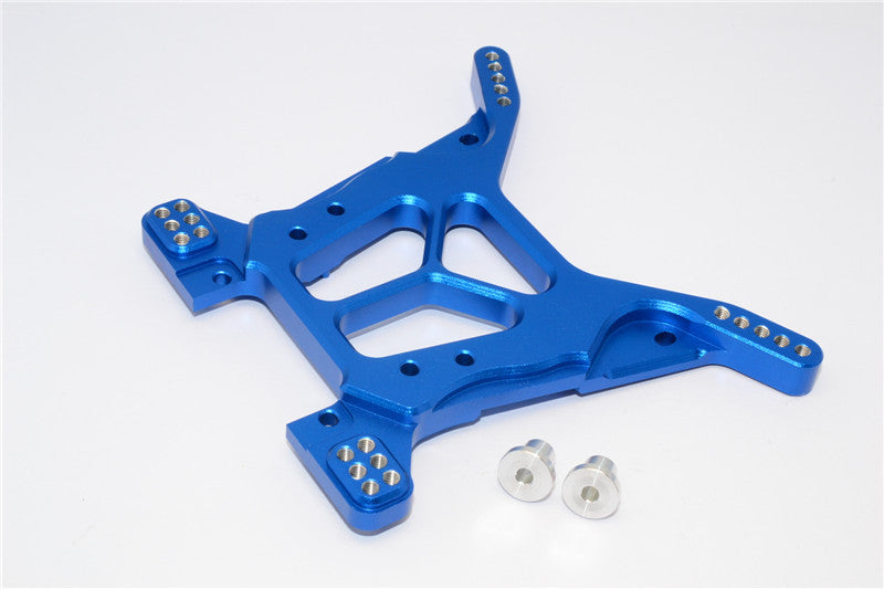 Axial Yeti XL Monster Buggy Aluminum Front Damper Plate - 1Pc Set Blue
