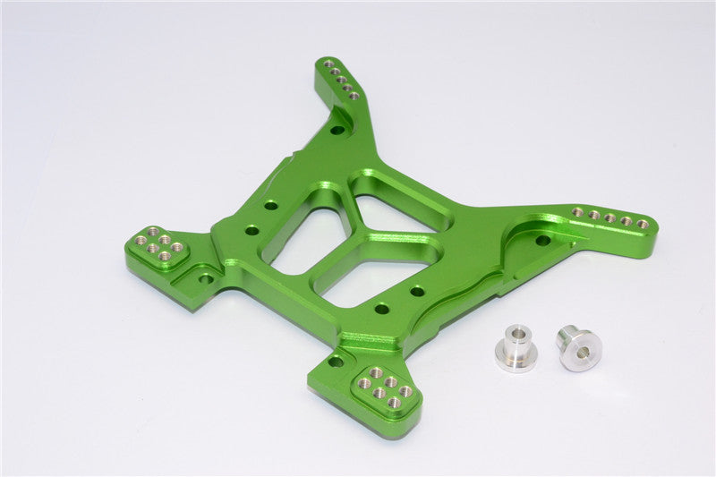 Axial Yeti XL Monster Buggy Aluminum Front Damper Plate - 1Pc Set Green