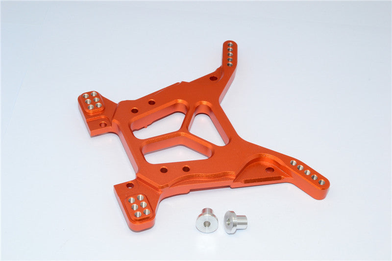 Axial Yeti XL Monster Buggy Aluminum Front Damper Plate - 1Pc Set Orange