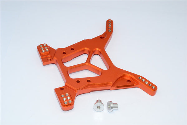 Axial Yeti XL Monster Buggy Aluminum Front Damper Plate - 1Pc Set Orange