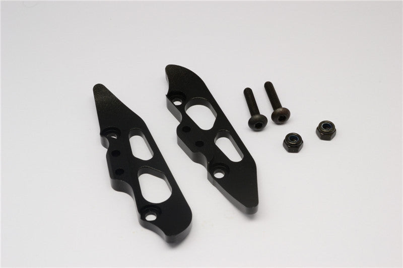 Axial Yeti XL Monster Buggy Aluminum Rear Damper Mount - 2Pcs Set Black