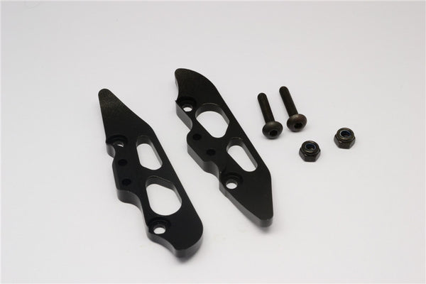Axial Yeti XL Monster Buggy Aluminum Rear Damper Mount - 2Pcs Set Black