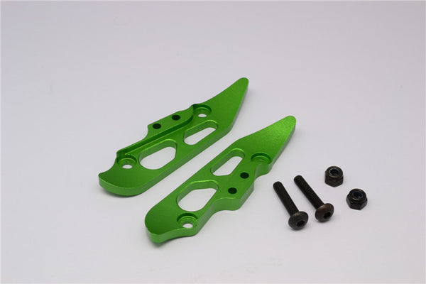 Axial Yeti XL Monster Buggy Aluminum Rear Damper Mount - 2Pcs Set Green