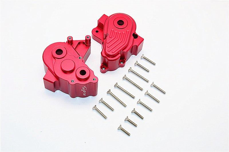 Axial Yeti XL Monster Buggy Aluminum Center Transmission Case - 1 Set Red