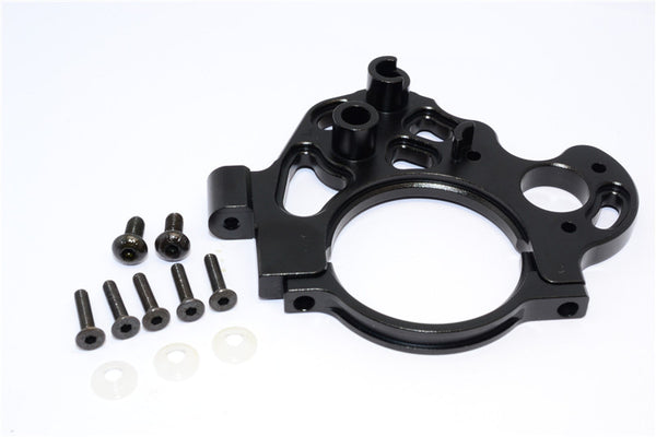 Axial Yeti XL Monster Buggy Aluminum Transmission Motor Mount - 2 Pcs Set Black