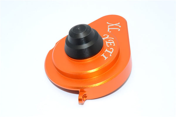 Axial Yeti XL Monster Buggy Aluminum Transmission Spur Gear Cover - 1Pc Set Orange+Black