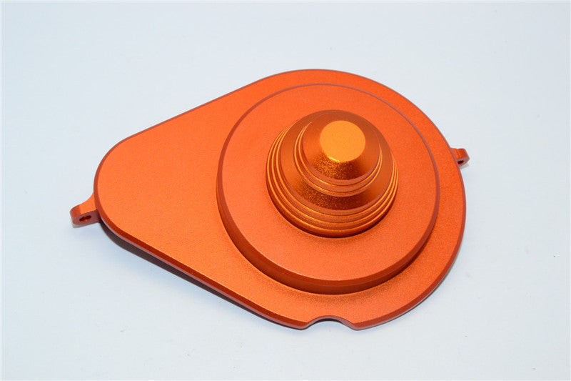 Axial Yeti XL Monster Buggy Aluminum Transmission Spur Gear Cover - 1Pc Set Orange
