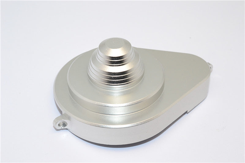 Axial Yeti XL Monster Buggy Aluminum Transmission Spur Gear Cover - 1Pc Set Silver