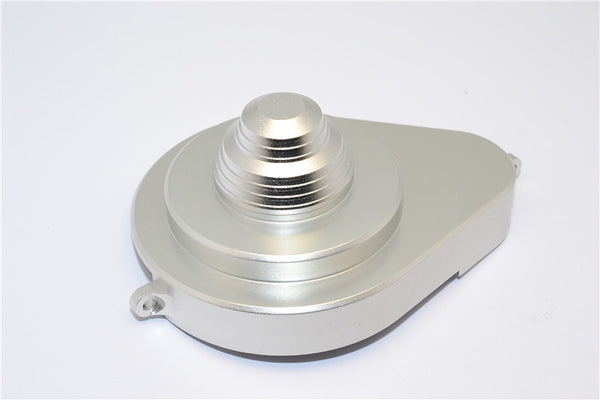 Axial Yeti XL Monster Buggy Aluminum Transmission Spur Gear Cover - 1Pc Set Silver