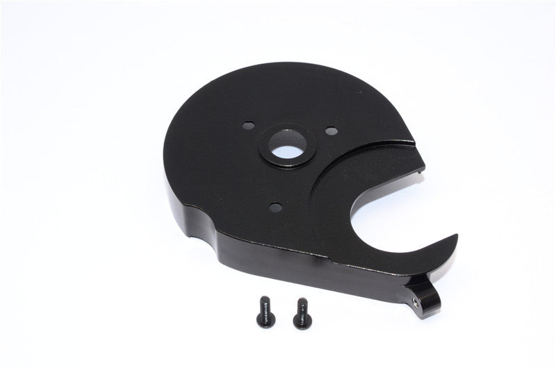 Axial Yeti XL Monster Buggy Aluminum Spur Gear Cover Plate - 1Pc Set Black
