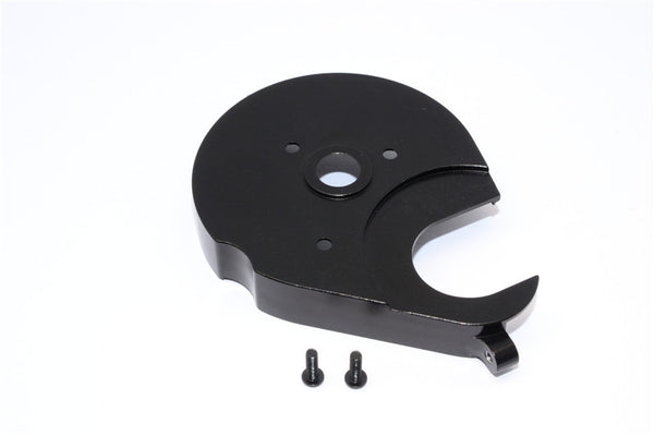 Axial Yeti XL Monster Buggy Aluminum Spur Gear Cover Plate - 1Pc Set Black