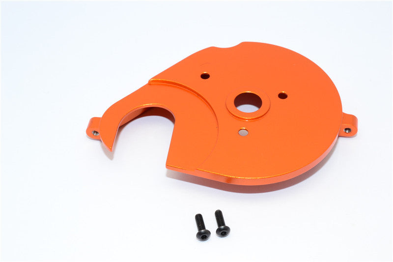 Axial Yeti XL Monster Buggy Aluminum Spur Gear Cover Plate - 1Pc Set Orange