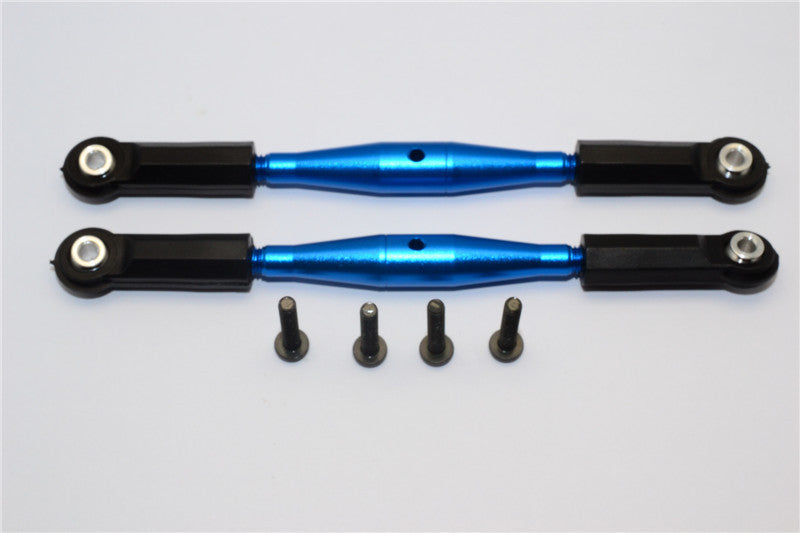 Axial Yeti XL Monster Buggy Aluminum Steering Rod With Plastic Ends - 1Pr Set Blue