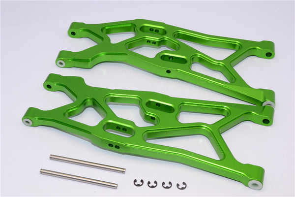 Axial Yeti XL Monster Buggy Aluminum Front Lower Suspension Arm - 1Pr Set Green