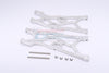 Axial Yeti XL Monster Buggy Aluminum Front Lower Suspension Arm - 1Pr Set Silver