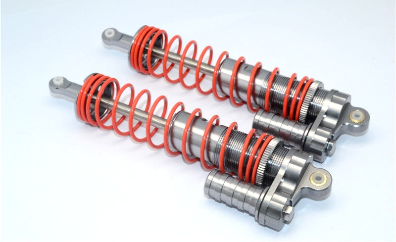 Axial Yeti XL Monster Buggy Aluminum Front/Rear Adjustable L-Shape Damper (150mm) With 6mm Steel Shaft - 1Pr Gray Silver