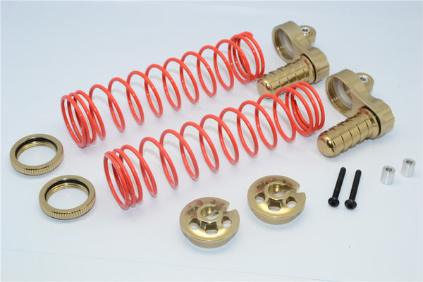 Axial Yeti XL Monster Buggy Aluminum Front/Rear Adjustable L-Shape Damper Components - 1 Set Titanium