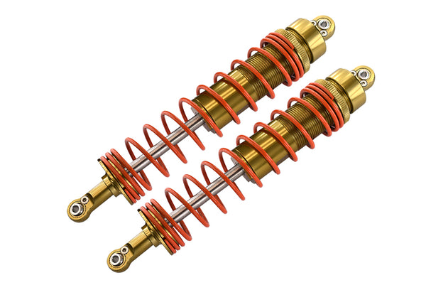 Axial Yeti XL Monster Buggy Aluminum Front/Rear Adjustable Damper (150mm) With 6mm Steel Shaft - 1Pr Titanium