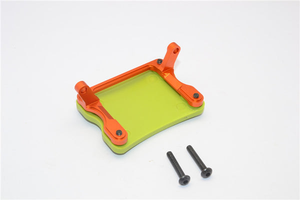 Axial Yeti XL Monster Buggy Aluminum+Plastic Rear Axle Protector Mount - 1 Set Orange