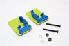 Axial Yeti XL Monster Buggy Aluminum+Plastic Rear Axle Protector Mount (L&R) - 2Pcs Set Blue