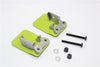 Axial Yeti XL Monster Buggy Aluminum+Plastic Rear Axle Protector Mount (L&R) - 2Pcs Set Gray Silver