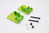 Axial Yeti XL Monster Buggy Aluminum+Plastic Rear Axle Protector Mount (L&R) - 2Pcs Set Green