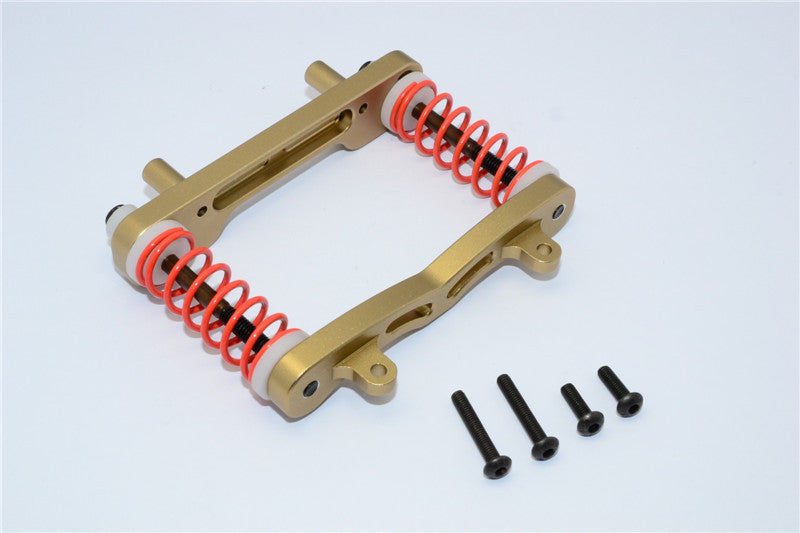 Axial Yeti XL Monster Buggy Aluminum Front Bumper Absorber - 1 Set Titanium