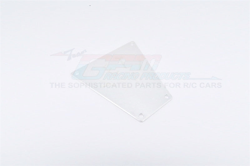 Axial Yeti XL Monster Buggy Aluminum Front Bumper Plate - 1Pc Silver