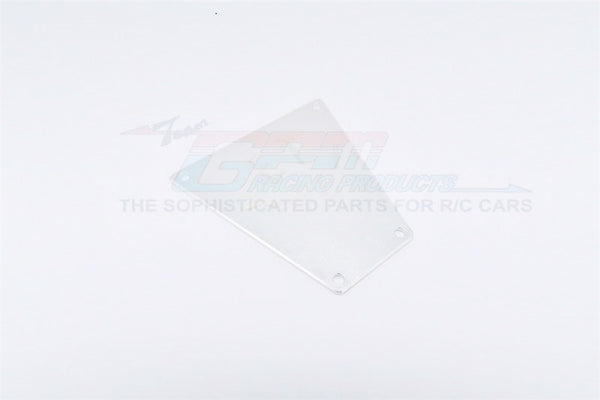 Axial Yeti XL Monster Buggy Aluminum Front Bumper Plate - 1Pc Silver