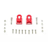 R/C Scale Accessories : Simulation Aluminum Tow Recovery Point Set For 1:10 Crawlers - 1Pr Set Red