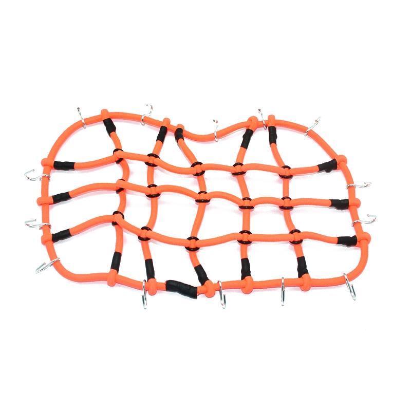 R/C Scale Accessories : Simulation Elastic Cargo Netting For 1:10 Crawlers - 1Pc Orange