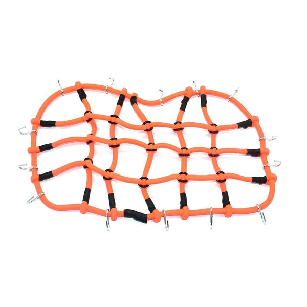 R/C Scale Accessories : Simulation Elastic Cargo Netting For 1:10 Crawlers - 1Pc Orange