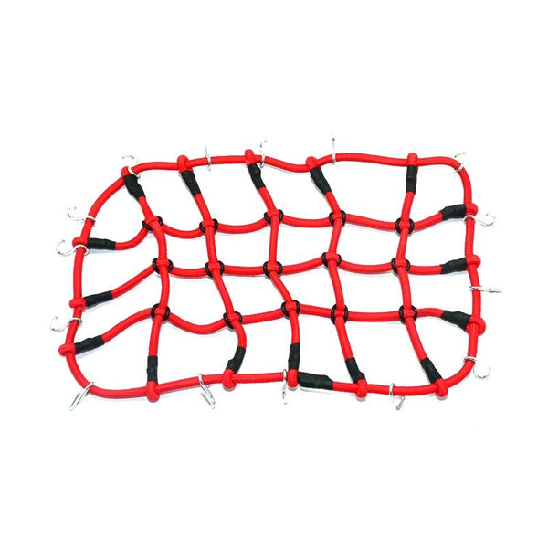 R/C Scale Accessories : Simulation Elastic Cargo Netting For 1:10 Crawlers - 1Pc Red