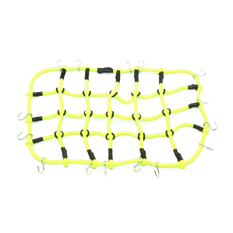 R/C Scale Accessories : Simulation Elastic Cargo Netting For 1:10 Crawlers - 1Pc Yellow