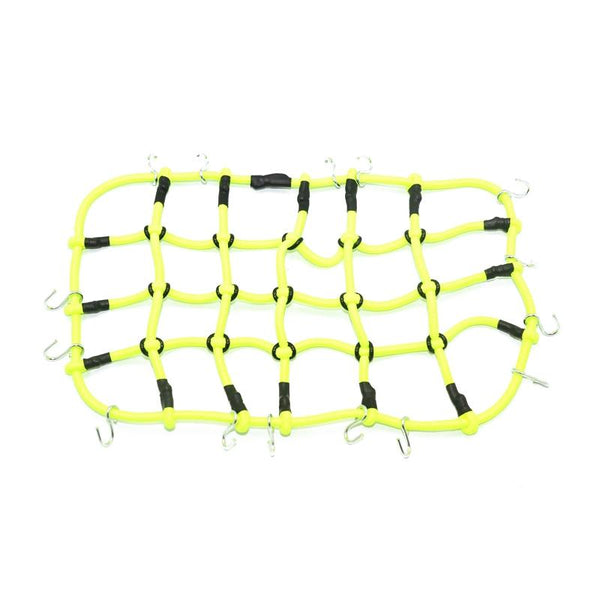 R/C Scale Accessories : Simulation Elastic Cargo Netting For 1:10 Crawlers - 1Pc Yellow