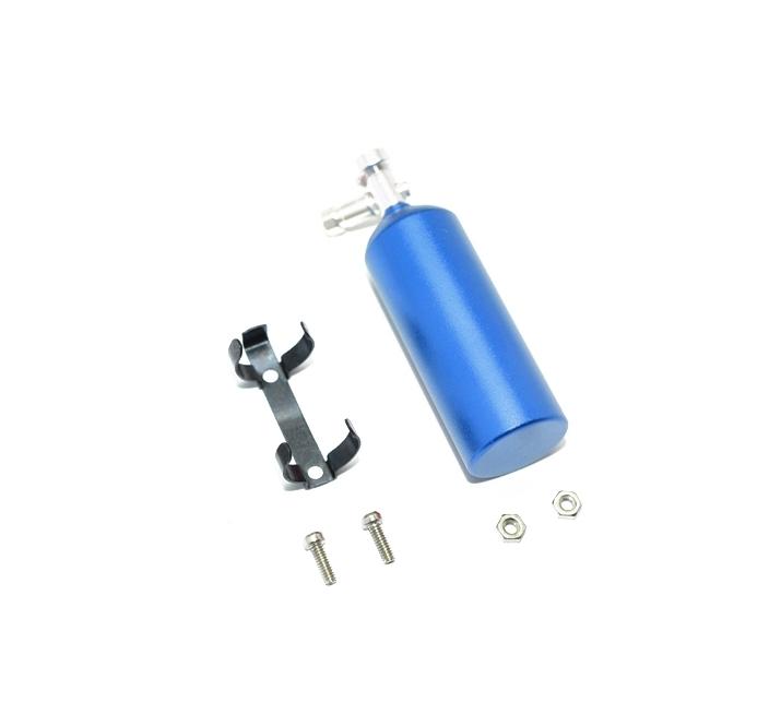R/C Scale Accessories : Simulation Nos Gas Tank For 1:10 Crawlers - 1 Set Blue