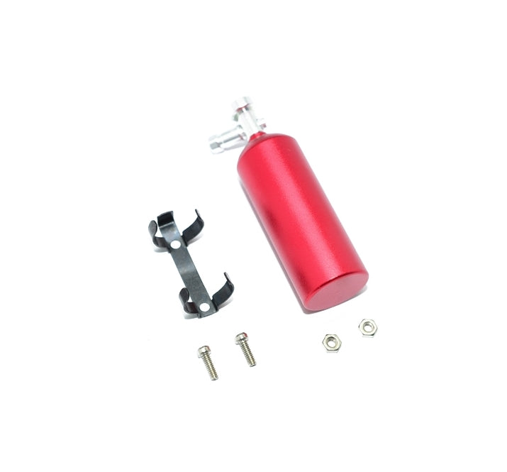 R/C Scale Accessories : Simulation Nos Gas Tank For 1:10 Crawlers - 1 Set Red