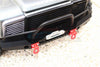 Aluminum Front Bumper With Led Lights For 1:10 Crawlers (A) - 30Pc Set Black